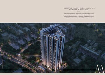 Bedroom in 3 BHK Apartment at Godrej Madison Avenue, Kokapet – for Sale
