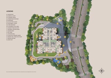 Master Plan in 3 BHK Apartment at Godrej Madison Avenue, Kokapet – for Sale