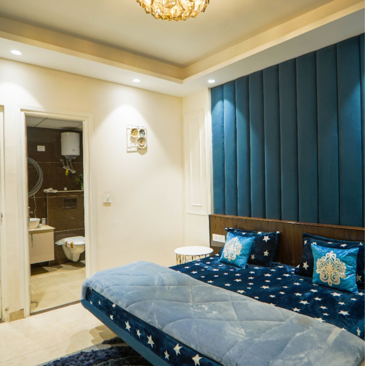 Bedroom, ambala highway 3 Bedroom 1950 Sq.Ft. Apartment In Ambala Highway Zirakpur 8106556