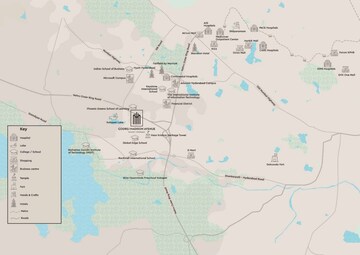 3.5 BHK Apartment – Map Location View at Godrej Madison Avenue, Kokapet - for Sale