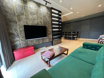 Living Room in 3 BHK Apartment at Lodha Sterling, Sandoz Baug – for Rent