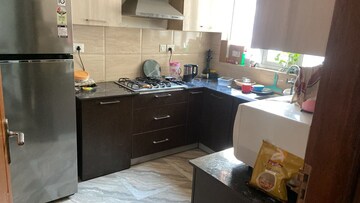 Kitchen in 3 BHK Builder Floor at Ansal API Esencia, Sector 67 – for Rent