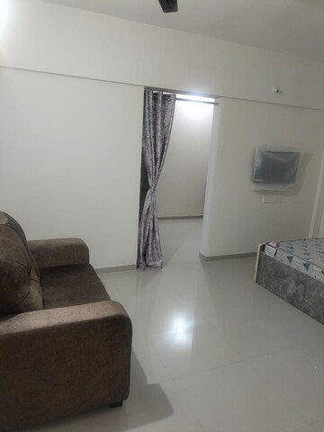 Living Room in 1 RK Apartment at Nyati Elysia, Kharadi – for Rent