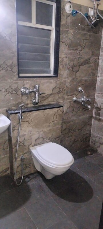 Bathroom in 1 RK Apartment at Nyati Elysia, Kharadi – for Rent