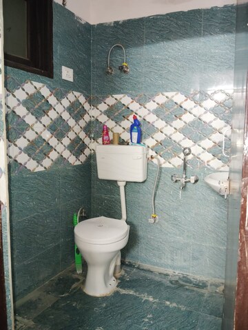 Bathroom in 1 BHK Builder Floor at Paryavaran Complex – for Rent