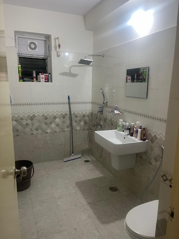 Bathroom in 3 BHK Apartment at Asian Sun City, Kothaguda – for Rent