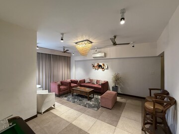Living Room in 4 BHK Apartment at Aerocity – for Rent