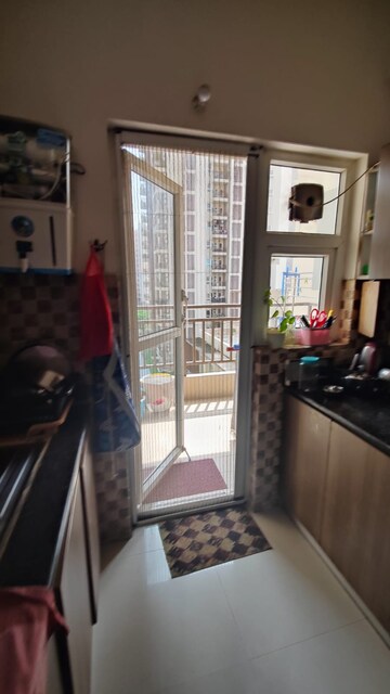 Living Room in 3 BHK Apartment at Adani Oyster Greens, Sector 102 – for Rent