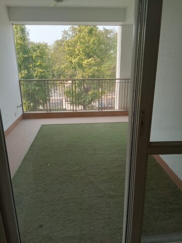 Balcony in 3 BHK Apartment at Om Pallacia, C-Scheme – for Rent