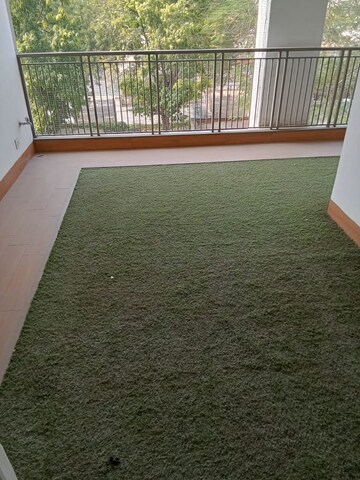 Balcony in 3 BHK Apartment at Om Pallacia, C-Scheme – for Rent