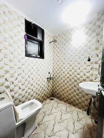 Attached Bathroom in 2 BHK Builder Floor at Freedom Fighters Enclave – for Rent