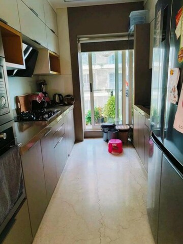 Kitchen in 3 BHK Apartment at Adani Group Western Heights, Andheri West – for Rent