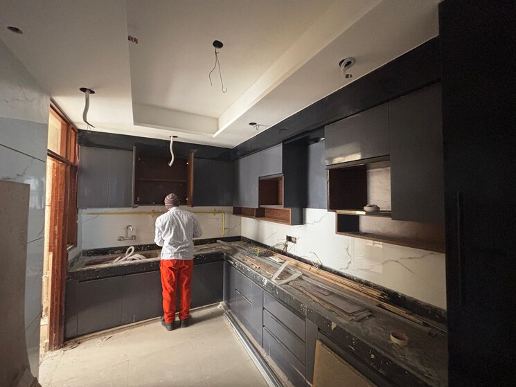 Kitchen, sanchar-nest-palm-heights 4 Bedroom 3200 Sq.Ft. Apartment In Wave City Ghaziabad 8108164