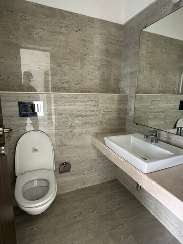 Bathroom in 3 BHK Apartment at Raheja Ridgewood, Goregaon East – for Rent