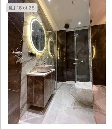 Bathroom in 3 BHK Builder Floor at Ansal Sushant Lok I, Sector 43 – for Rent