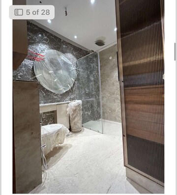 Bathroom in 3 BHK Builder Floor at Ansal Sushant Lok I, Sector 43 – for Rent