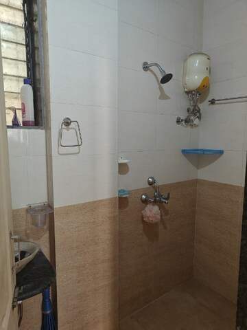 Bathroom in 1 BHK Apartment at Simran Park, Nerul – for Rent