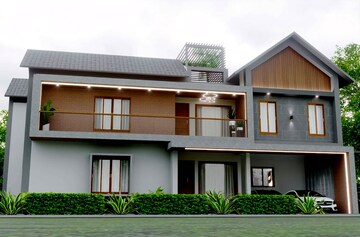 5 BHK Independent House – Exterior View View at Ollur - for Sale