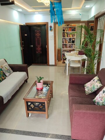 Living Room in 1 BHK Apartment at Kalpataru Hills, Manpada – for Sale