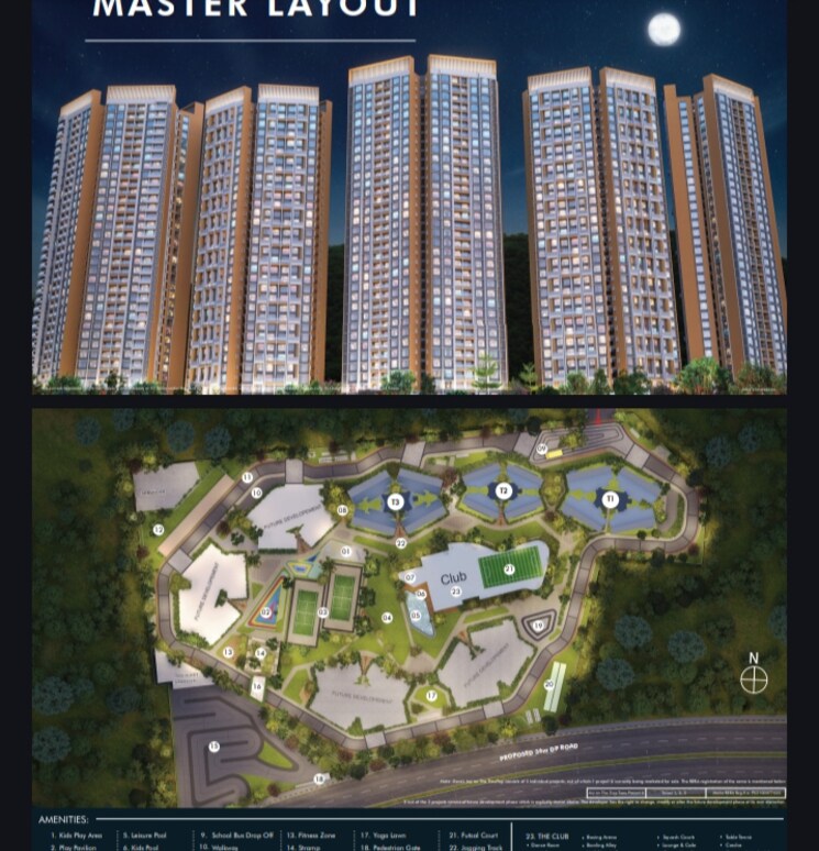 Bedroom, gera-joy-on-the-tree-tops 3 Bedroom 1218 Sq.Ft. Apartment In Hinjewadi Pune 8108355