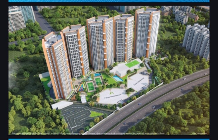 Exterior View, gera-joy-on-the-tree-tops 3 Bedroom 1215 Sq.Ft. Apartment In Hinjewadi Pune 8108389
