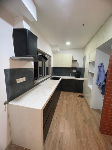 Kitchen in 3 BHK Apartment at Oberoi Realty Esquire, Goregaon East – for Rent