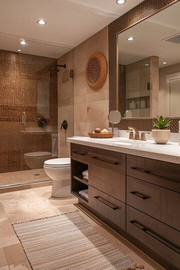 Bathroom in 3 BHK Apartment at Kondapur – for Sale