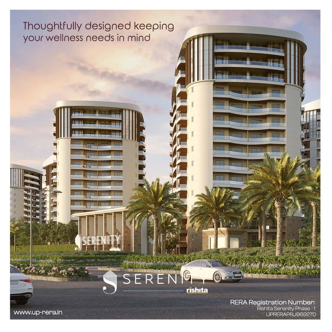 4 BHK + Servant Room Apartment For Sale in Rishita Serenity