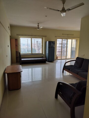 Living Room in 2 BHK Apartment at Mirchandani Palms, Rahatani – for Rent