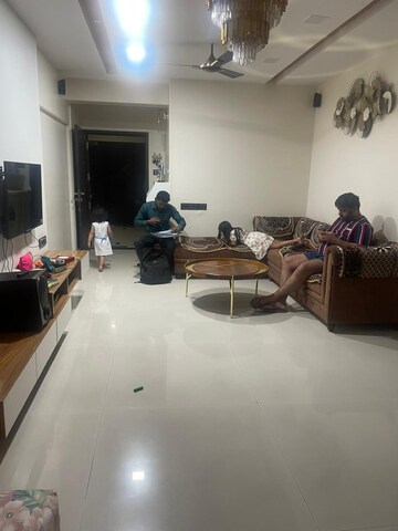 Living Room in 2 BHK Apartment at Mirchandani Palms, Rahatani – for Rent