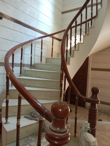 Staircase in 6 BHK Independent House at New Friends Colony – for Rent