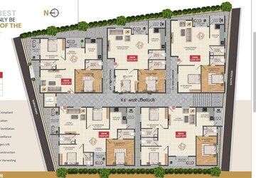 Master Plan in 2 BHK Apartment at Sai Samruddhi Residency, Cv Raman Nagar – for Sale