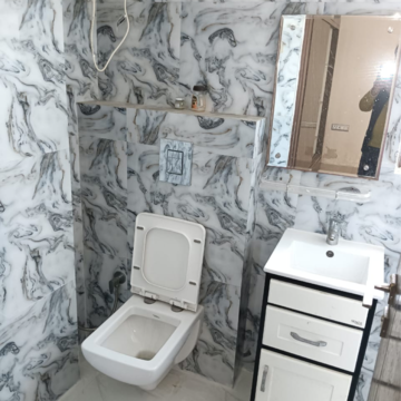 Bathroom in 2 BHK Builder Floor at Malviya Nagar – for Sale