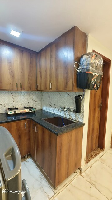 Kitchen in 1 RK Builder Floor at Lajpat Nagar – for Rent