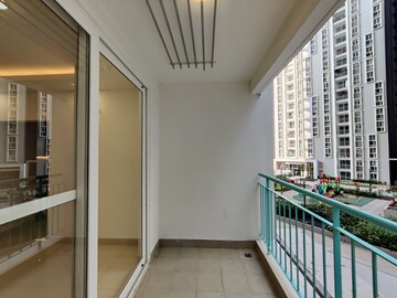 Balcony in 2.5 BHK Apartment at Brigade Cornerstone Utopia, Varthur – for Rent