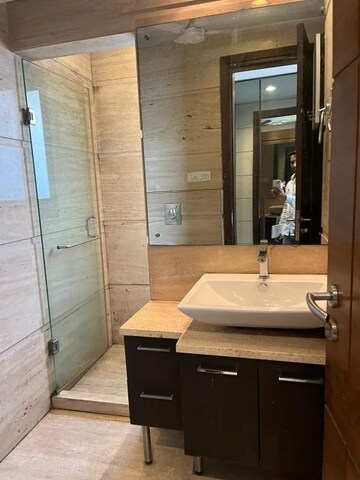 Bathroom in 6+ BHK Independent House at Maharani Bagh – for Rent