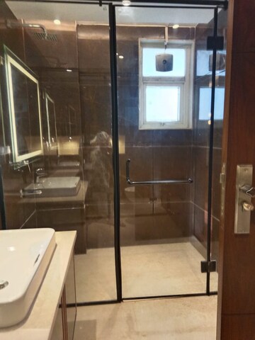 Bathroom in 4 BHK Builder Floor at Ansal Sushant Lok I, Sector 43 – for Sale