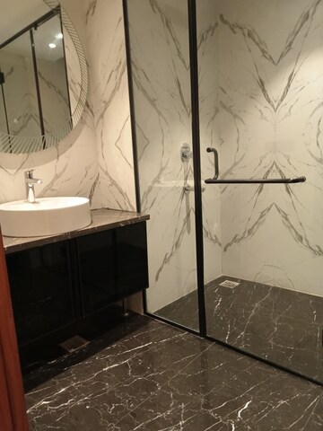 Bathroom in 4 BHK Builder Floor at Ansal Sushant Lok I, Sector 43 – for Sale