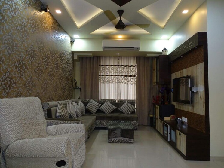 Living Room, concret-sai-saakshaat 3 Bedroom 2070 Sq.Ft. Apartment In Kharghar Navi Mumbai 8108735