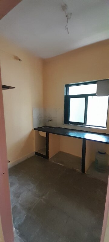 Kitchen in 1 RK Apartment at Gharonda Housing, Ghansoli – for Rent