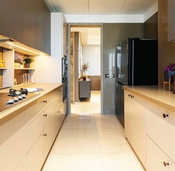 Kitchen in 3.5 BHK Apartment at Marathon Monte South, Byculla West – for Rent
