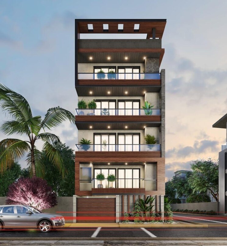 Exterior View, shivalik colony 3 Bedroom 1800 Sq.Ft. Builder Floor In Shivalik Colony Delhi 8108937