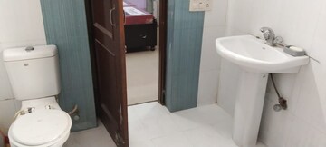 Bathroom in 2 BHK Builder Floor at Dhakoli Village – for Rent