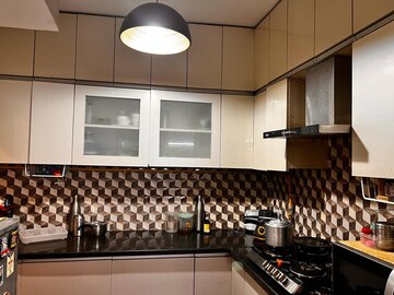 Kitchen in 3 BHK Apartment at Nimbus The Hyde park, Sector 78 – for Rent