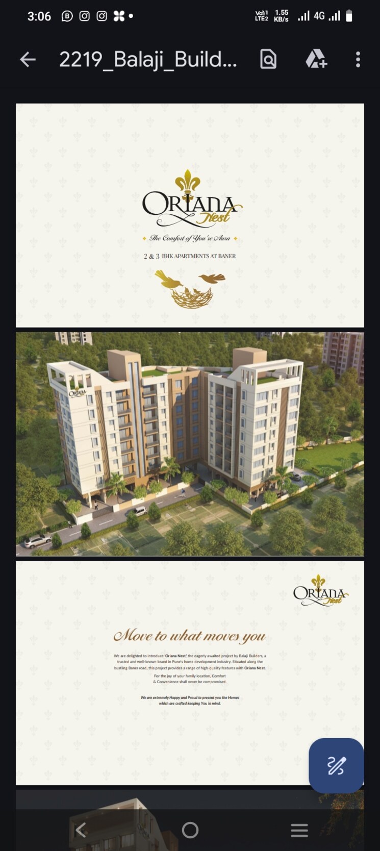 Master Plan, ariana-apartment 2 Bedroom 725 Sq.Ft. Apartment In Baner Pune 8110019