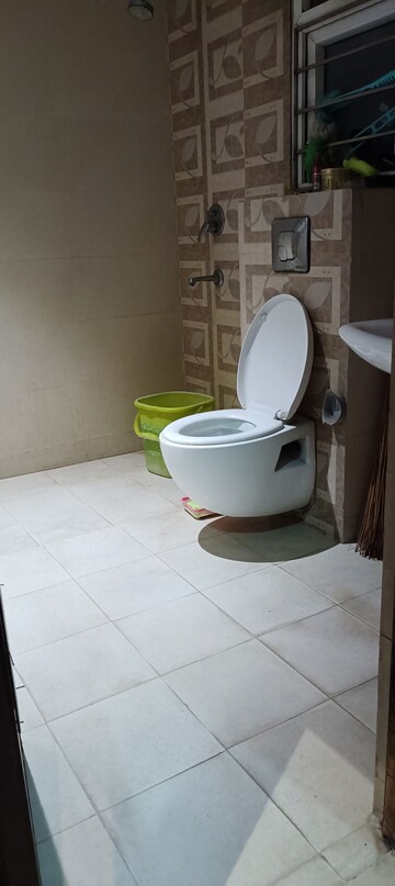 Bathroom in 3 BHK Apartment at Ramprastha Society, Ramprastha Greens – for Sale
