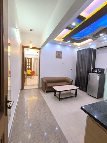 Kitchen in 1.5 BHK Builder Floor at Ansal Sushant Lok I, Sector 43 – for Rent