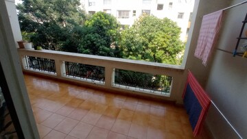 Balcony in 2 BHK Apartment at Lunkad Colonnade 2, Viman Nagar – for Rent