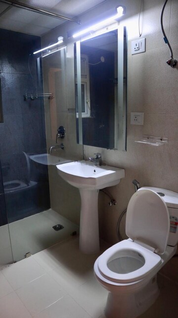 Bathroom in 4 BHK Apartment at Spaze Privvy The Address, Sector 93 – for Rent