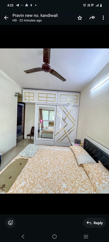 Bedroom in 1 BHK Apartment at Sakhi Apartment, Kandivali West – for Sale